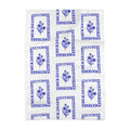Flower Stamp Tea Towel