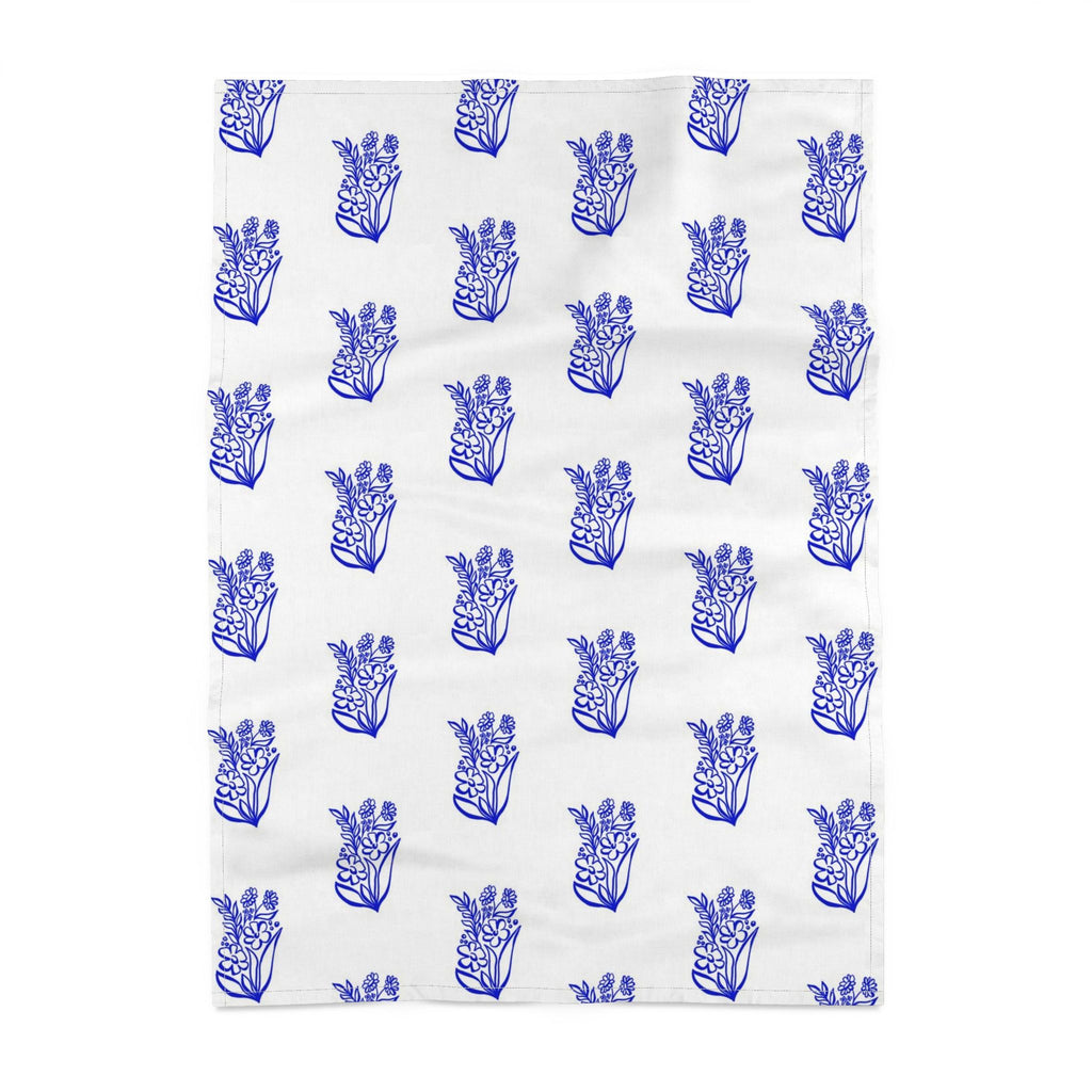 ‘Whimsical Blue’ Tea Towel
