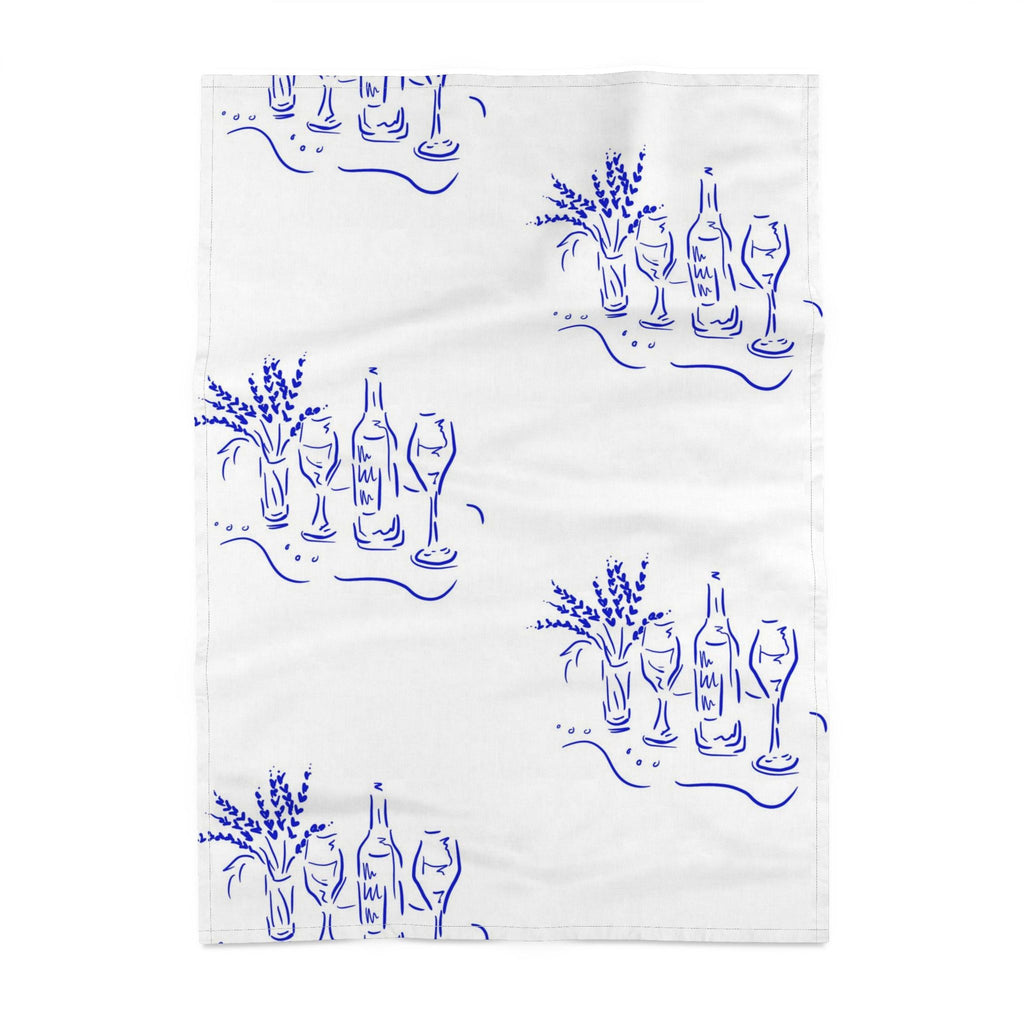 ‘Wine and Conversations’ Tea Towel